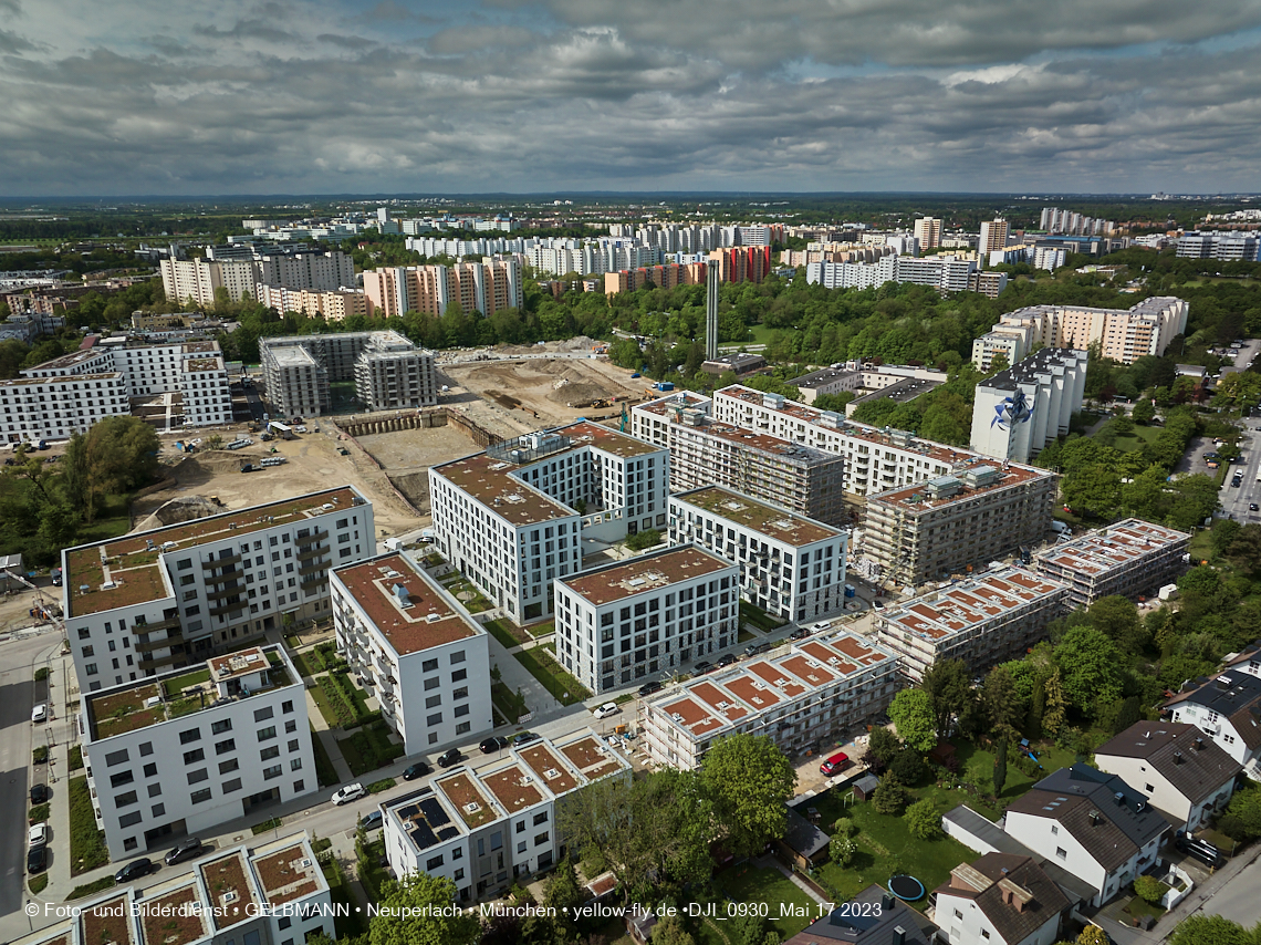 17.05.2023 - Pandion Verde und Baustelle Alexisquartier in Neuperlach